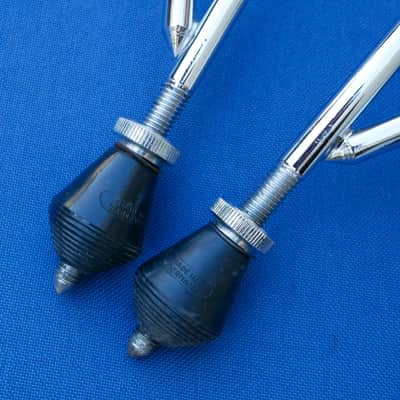 Sonor Bassdrum Spurs Legs Early 70s Champion Phonic Signature RARE image 2
