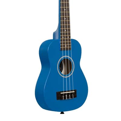 Kala Blue Ink Ukadelic Soprano Ukulele with Bag - UK-BLUEINK Uke image 5