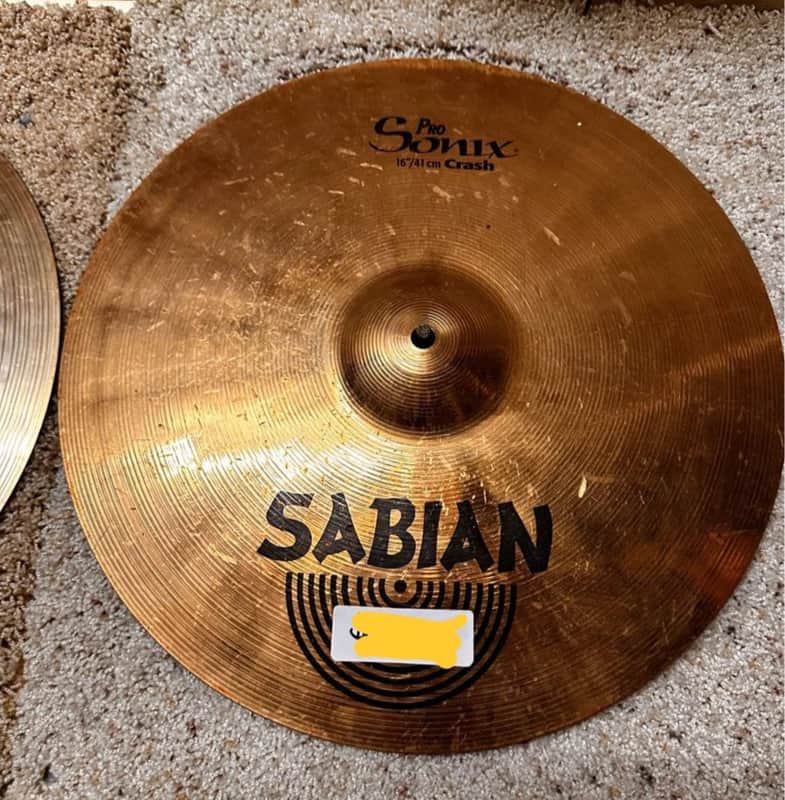Sabian 16" Pro Sonix Crash Cymbal 2002 - 2004 image 1