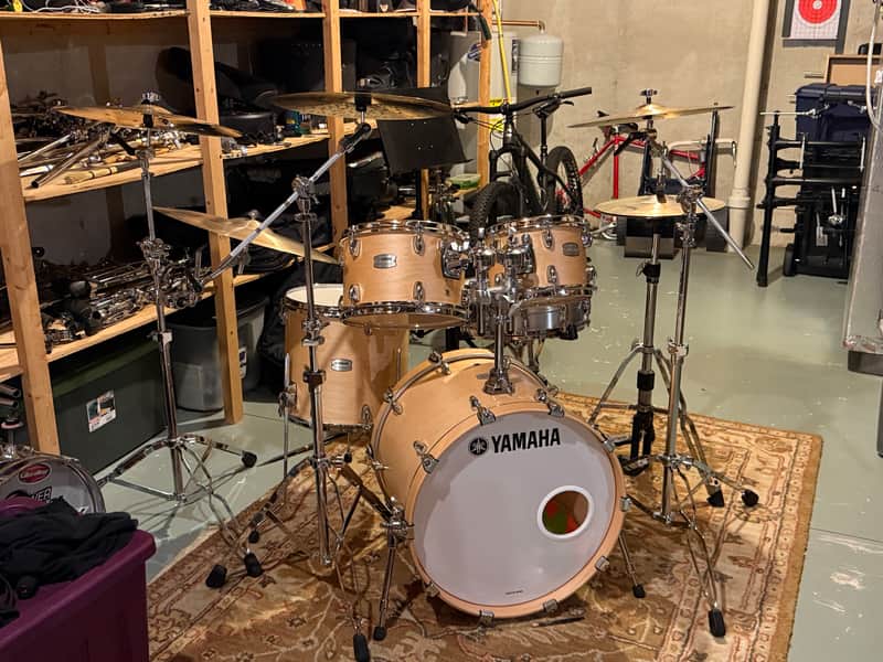 Yamaha TMP0F4 Tour Custom 20x15/14x13/12x8/10x7" 4pc Shell Pack 2020 - Present - Butterscotch Satin image 1