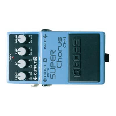 BOSS CH-1 Crystal-Clear Highs and Unique Stereo Effect Stereo Super Chorus Pedal image 3