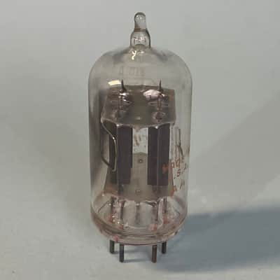 1960s RCA 12AU7 ECC82 X2 Matched Pair Vintage Long Plate Side Getter Tubes! T147 image 9