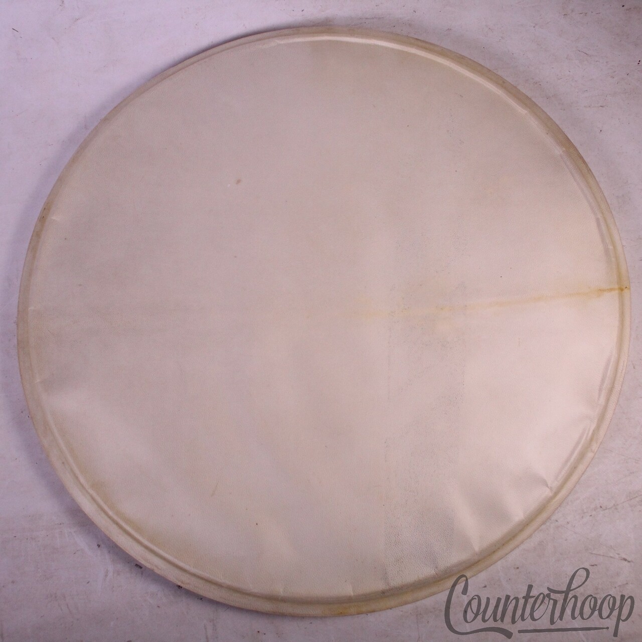 Premier 20"Calf Skin Bass Drum Resonant Head Vintage 50s Elite Pre-International — main photograph