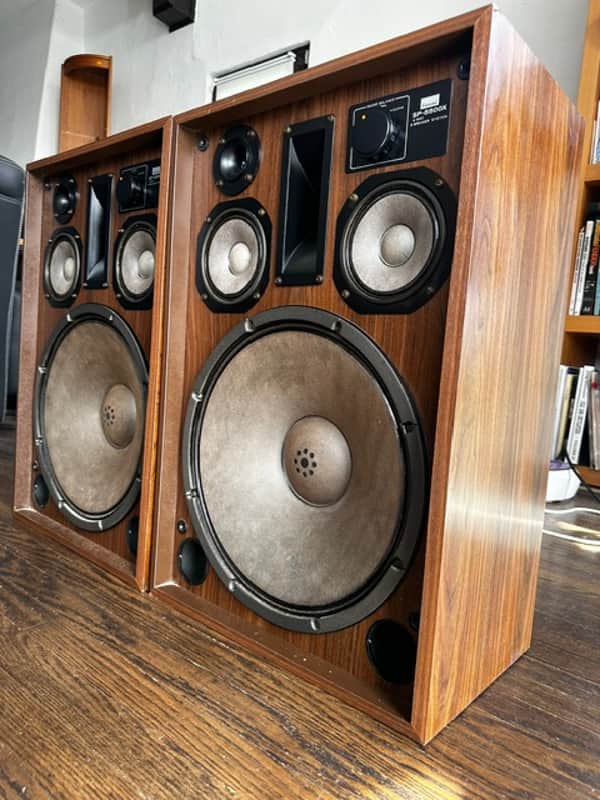 Sansui SP-5500X Speakers Vintage 1970s Rare Hifi 120 Watts image 1