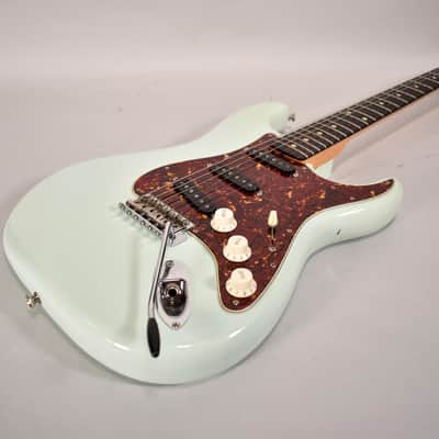Moollon S-Classic Sonic Blue Finish Nordstrand Pickups Electric Guitar W/ Original Gig Bag image 4