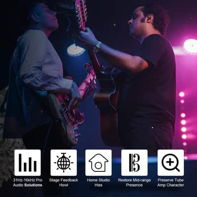 RVONE 10-Band Equalizer Pedal | Low-Noise EQ Pedal for Guitar, Bass & Pedalboards | True Bypass for Pure Signal Effects Chain | Live Stage, Studio Recording & Mixing (31.25Hz–16kHz ±12dB) | Portable image 2