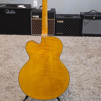D'Angelico Premier EXL-1 Hollow Body Archtop with Ebony Fretboard Honey Blonde FREE CASE image 6