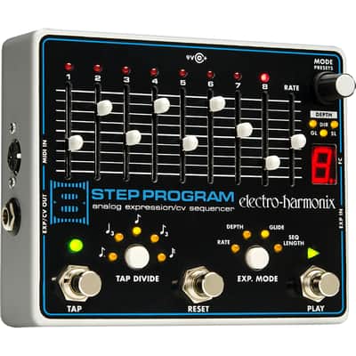 Electro Harmonix 8 Step Program Analog Expression Sequencer Guitar Pedal image 2
