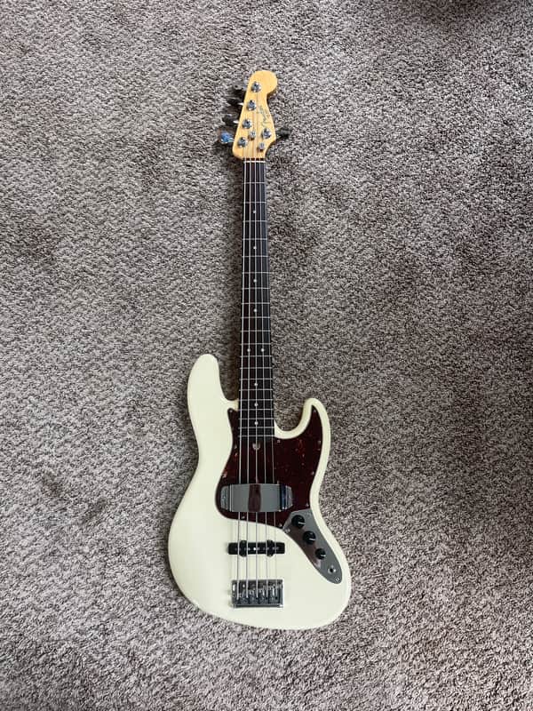 Fender American Series Jazz Bass with Maple Fretboard 2000 - 2001 - White Blonde image 1