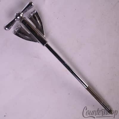 *Ludwig Bass Drum Long Bow-Tie Tension T-Rod+Claw 7"Chrome 50s-60s Club Date USA image 1