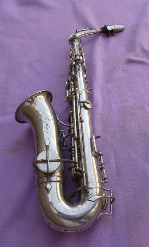 Antique saxophone Couesnon Monopole Made in France image 1