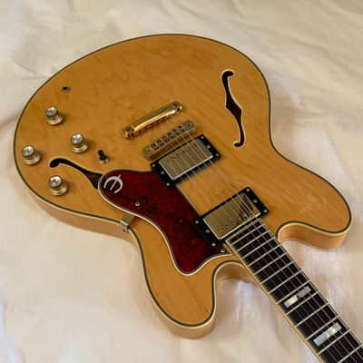Vintage 1994 Epiphone Sheraton - Made in Korea (MIK) - Natural - Free Pro Setup image 3