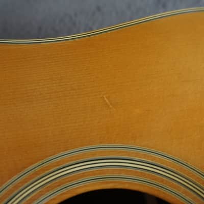 Vintage Jumbo 12-String Acoustic Guitar Japan Made w/ Hard Case image 8