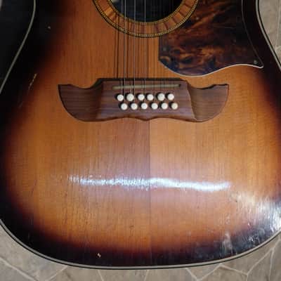 rare vintage FRAMUS 5/024 Hootenanny 12 string Acoustic Guitar ( Lennon ) 1965 image 17