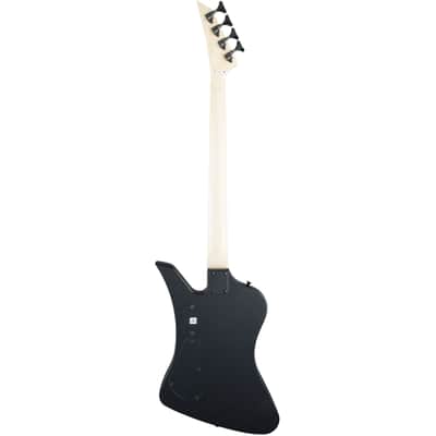 Jackson JS Series Kelly Bird Bass JS3Q AM Transparent Red Burst - 4-String Electric Bass image 2