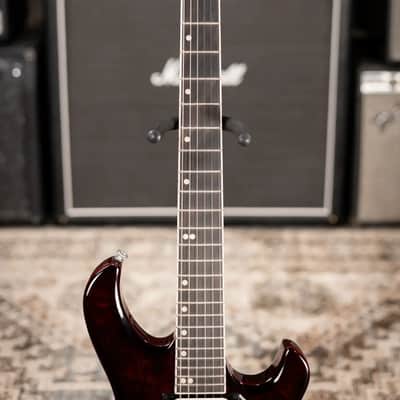 Gibson Victory Figured Top Electric Guitar - Wine Red Burst with Dirty Fingers Pickups and Hardshell Case image 6