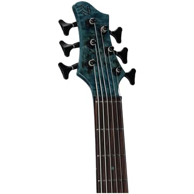 Ibanez BTB946 Electric Bass, 6-String, Cosmic Blue Low Gloss image 7