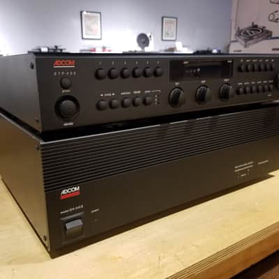 ADCOM GFA-545 II Amplifier & GTP-506 Preamplifier/Tuner Set - Tested & Working image 1