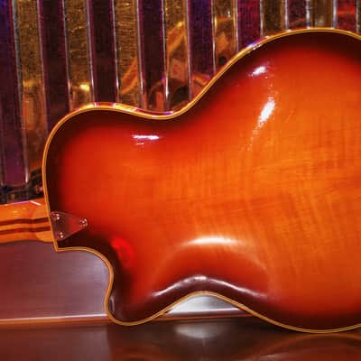 DEFIL MAMBO Bass 1968 Vintage Acoustic Electric like Hofner. By the Artist El Daga. One of a kind. image 23