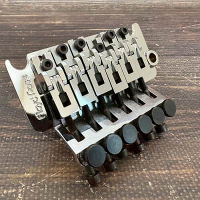 80s Floyd Rose Made in Germany Tremolo Bridge Chrome image 4