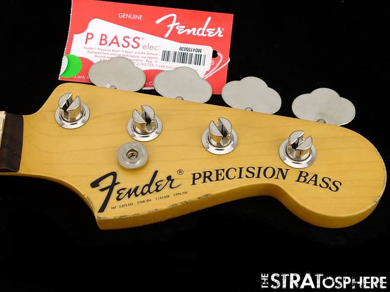 Fender Nate Mendel Precision P BASS NECK + TUNERS Parts Slim 71 