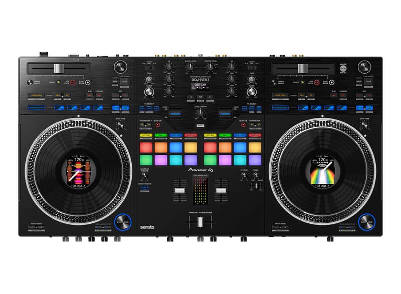 Pioneer DJ DDJ-REV7 2-Channel Serato DJ Pro Controller with Motorized Jog Wheels image 1