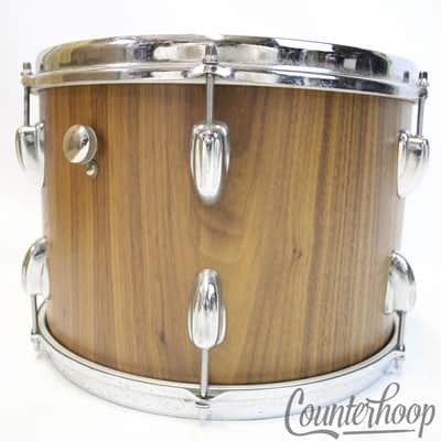 *Slingerland 13x9"Custom Veneer Tom Drum 70s Chrome Sound King Stick-Saver Rims* image 5