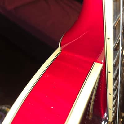 D'Angelico Excel EX-SS Semi-Hollow with Stairstep Tailpiece, Ebony Fretboard 2021 - Present - Trans Cherry image 8