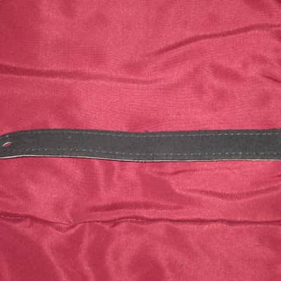 new with tags very near A+ Perri’s Leathers Ltd BM2-NKL 2" Soft Italian Premium Leather Nickel (light gray) / Suede Black Guitar Strap - main side is Nickel Leather / other side is Black Suede (can be reversed) - adjustable length of 35" to about 50" image 25