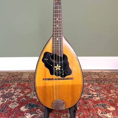 Antique Lignatone Czechoslovakian Bowl Back Mandolin c1940s image 1