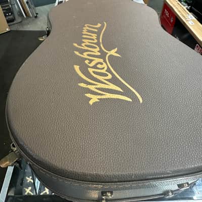 Washburn WLD20SCE Woodline 20 Dreadnought With Cutaway 2010s Natural W/ Orig. Hard Case image 20
