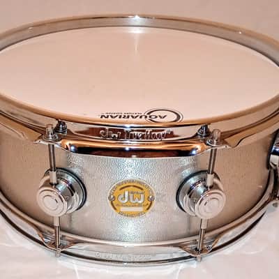 DW COLLECTOR'S ALUMINUM SNARE DRUM 13" 2006 W/ TRUE HOOPS-SHIPS FREE TO CUSA! image 1