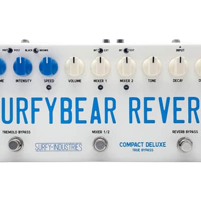 Surfy Industries SurfyBear Compact Deluxe V1.0 Reverb Pedal image 1