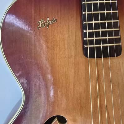 Höfner 456 German Vintage Archtop - Born on Jan 25th, 1960 - Beautiful Flamed Maple - Pro Setup (2,3mm Action) image 3