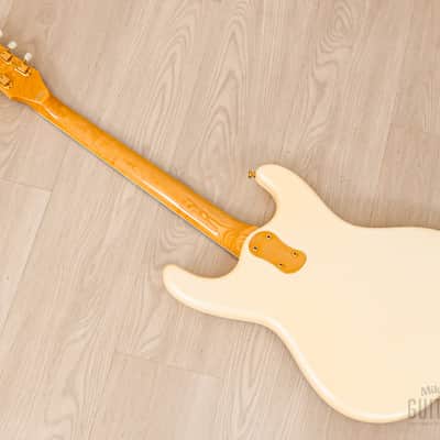 2000s Mosrite Ventures Model Super Custom '65 Pearl White w/ Gold Hardware, Vibramute & Case, Japan Kurokumo image 13