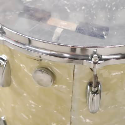 Gretsch Round Badge White Pearl 3pc Drum Kit Set Vintage 1960's image 20