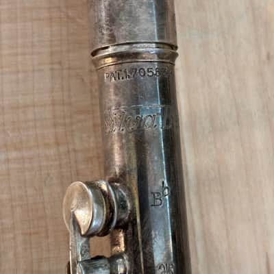 Bettoney Silva-Bet Orchestral pair Clarinets 1925 - Silver Plated image 10