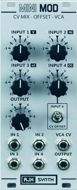 AJH SYNTH CVMIX OFFSET VCA SILVER : BRAND NEW :  [DETROIT MODULAR] image 1