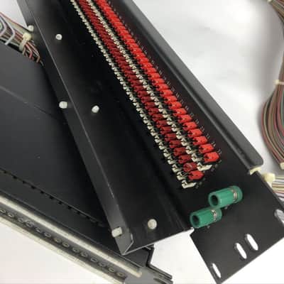 ADC 96 Bantam TT patchbay connected to ADC UP-96NMKII PPC RACKMOUNT PATCHBAY 4 image 5