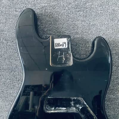 Black 4 String Jazz Bass Style Basswood Body image 10