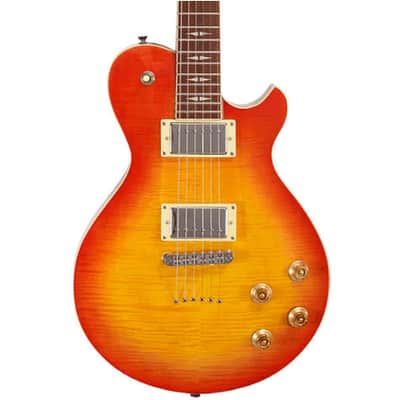 Michael Kelly Guitars, Patriot Decree Standard Cherry Sb Chambered Ebonyfb, MKPDSCSJRA image 5