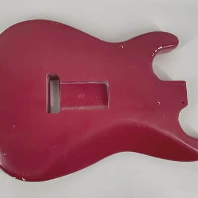 MJT Lightweight Strat Body 4lbs Alder 2026 - Aged Nitro Burgundy Mist image 3