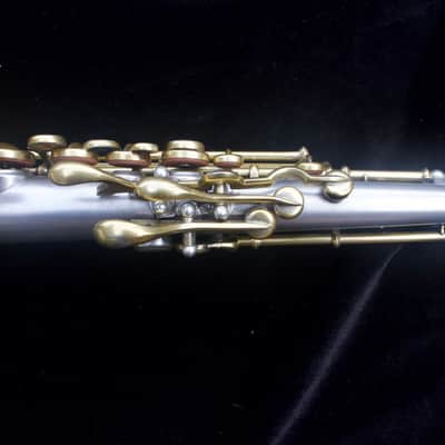 Martin Handcraft Phase III Soprano Sax - 1928 - Silver plated body, gold washed bell, gold plated keywork image 19