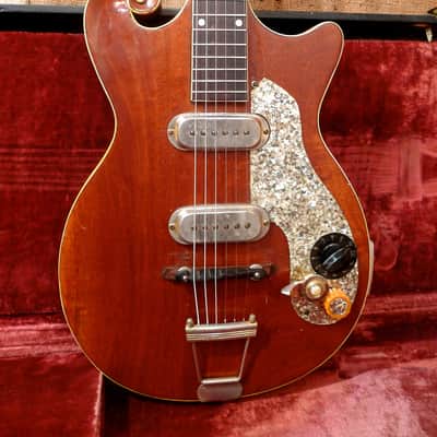 Premier Scroll Guitar 1958 Natural image 2