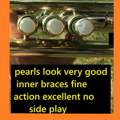 SUMMER DEAL 1948 L.A. SUPER CORNET GREAT COMPRESSION TONE RING SWEET NO REPAIS I CAN ALL BRACES FINE SEE image 7