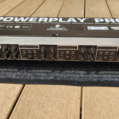 Behringer Powerplay Pro HA4600 4-Channel Headphone Amplifier 2000s - Black / Silver image 1