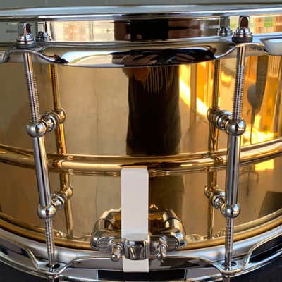 Ludwig LB552T-B Polished Bronze-Phonic 6.5x14 Snare Drum w/ Tube Lugs image 7