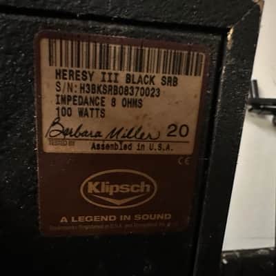 Klipsch Heresy III speakers image 8