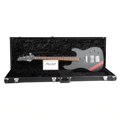 Lull XP1T4 4-String Satin Black w/15% Larger Body Size, Red Racing Strip & Hardshell Case (Serial #2852) image 6