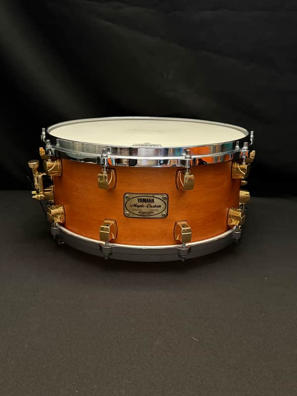 Yamaha Maple Custom MSD-0116 Snare Drum 14" x 6,5 1990's - Maple image 1